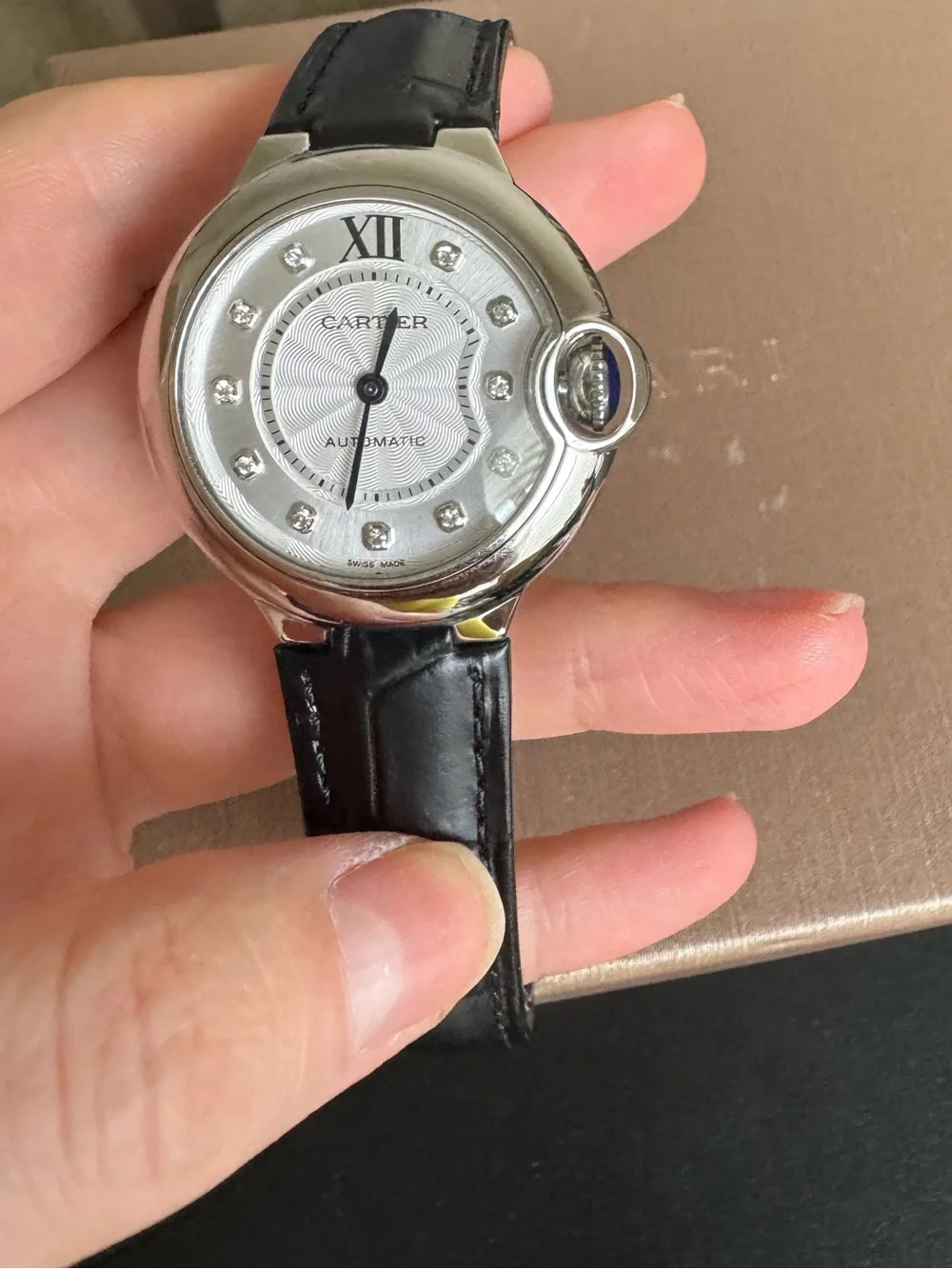 Source Unknown black leather